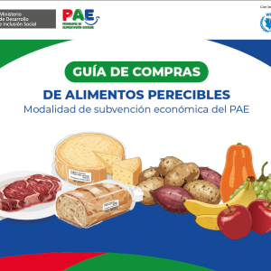 Guía de compras perecibles – Subvención económica